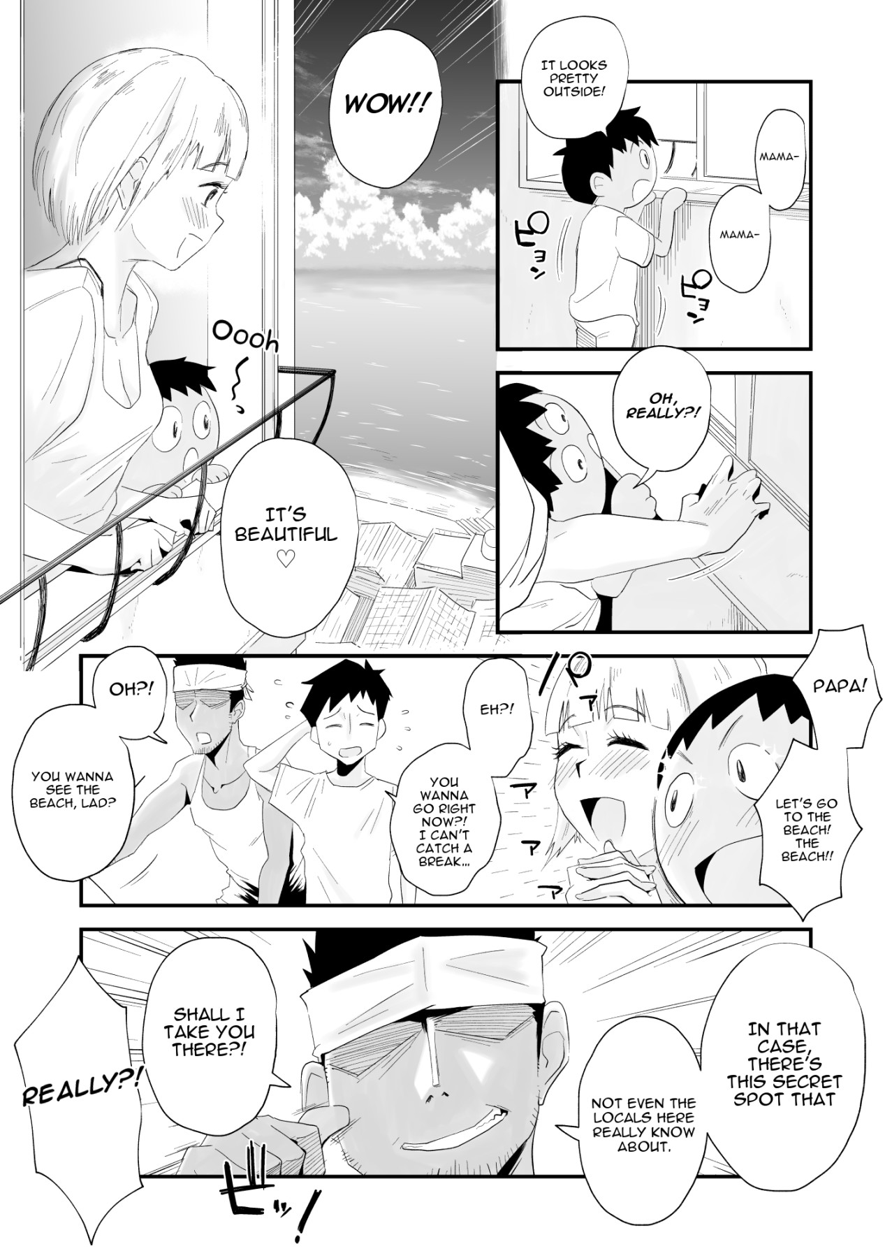 Hentai Manga Comic-My Wife is Being Taken Away ~The Seaside Town・-Chapter 1~-6